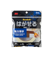 スリーエム（3M）　スコッチ　はがせる両面テープ　強力薄手　SRE－19　19mm×15m