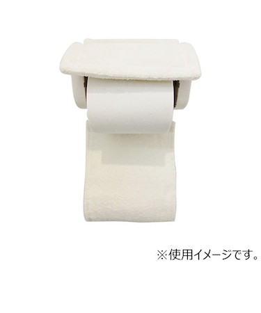 タマカネ　ミューファンα　トイレットペーパーホルダーカバー　ホワイト