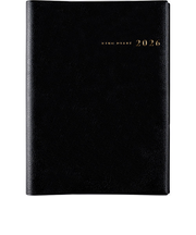【2026年1月始まり】　高橋書店　リングダイアリー　A5　ウィークリーレフト　451　黒　月曜始まり