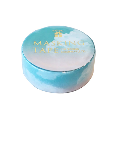 包む　マスキングテープ　グリッター　15mm幅　TM099　朝焼け