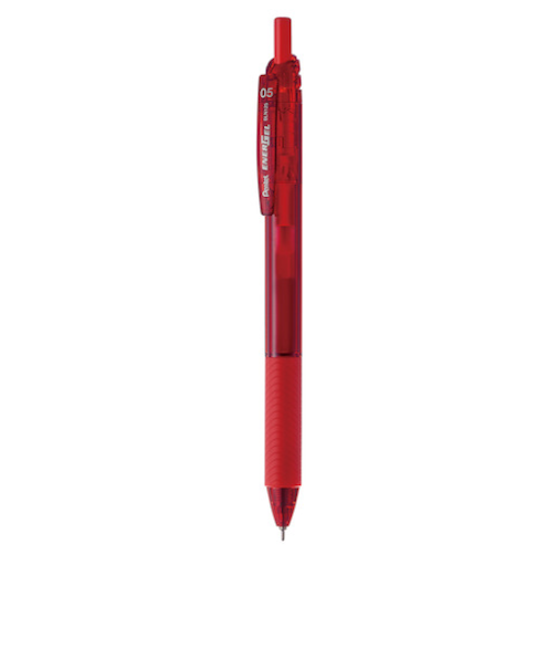 ぺんてる（Pentel）　エナージェル　エス　0.5mm　BLN125－B　赤