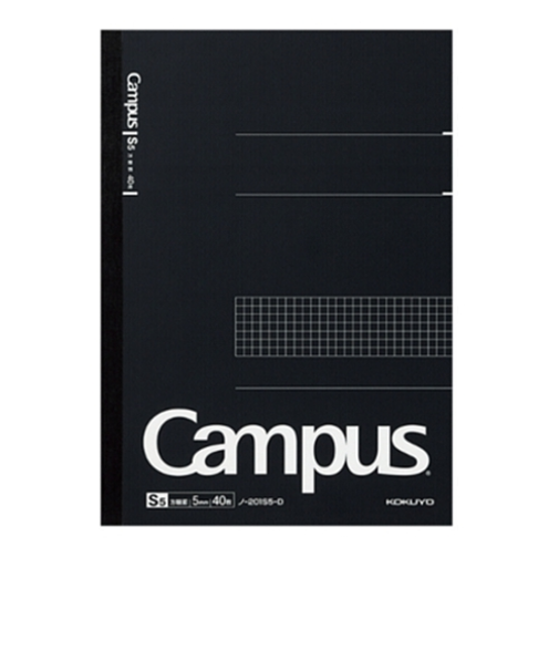 コクヨ（KOKUYO）　大人キャンパスノート　A4　方眼罫　ノ－201S5－D　40枚