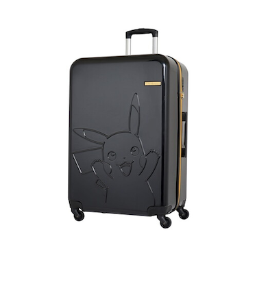 ポケモン（POKEMON）　ピカチュウ　スーツケース　ジッパーキャリー　L　95L　PK-0864-69　ブラック