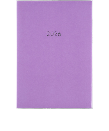 【2026年1月始まり】　高橋書店　ミアクレールグラン4　A5　マンスリーブロック　459　パープル　月曜始まり