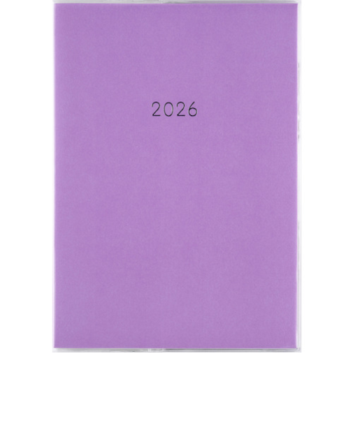 【2026年1月始まり】　高橋書店　ミアクレールグラン4　A5　マンスリーブロック　459　パープル　月曜始まり