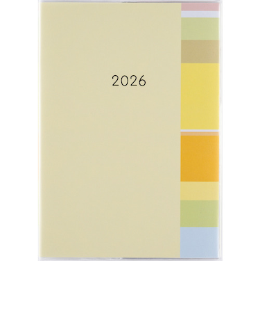 【2026年1月始まり】　高橋書店　ミアクレールグラン3　A5　マンスリーブロック　458　イエロー　日曜始まり