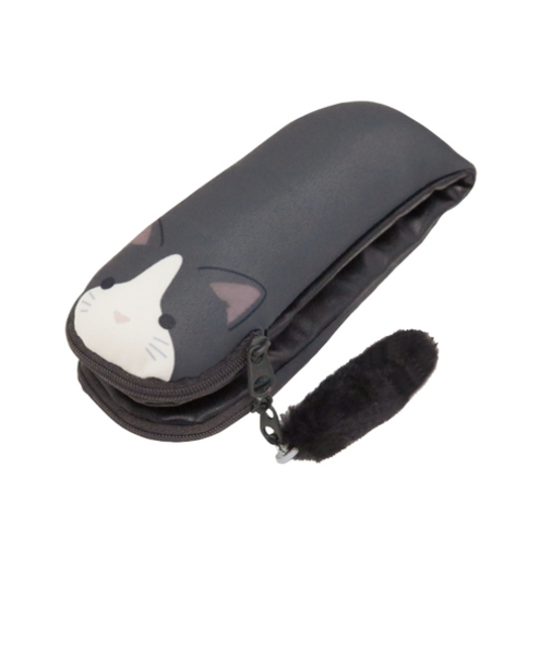 【お買い得】　クツワ　リララ　ペンケース　AK063F　ハチワレ