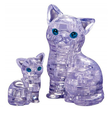 ビバリー　クリスタルパズル　キャット　クリア