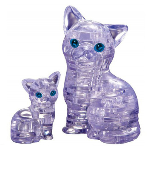 ビバリー　クリスタルパズル　キャット　クリア