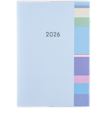 【2026年1月始まり】　高橋書店　ミアクレールグラン2　A5　マンスリーブロック　457　ブルー　日曜始まり