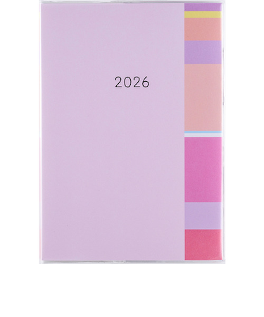 【2026年1月始まり】　高橋書店　ミアクレールグラン1　A5　マンスリーブロック　456　ピンク　日曜始まり