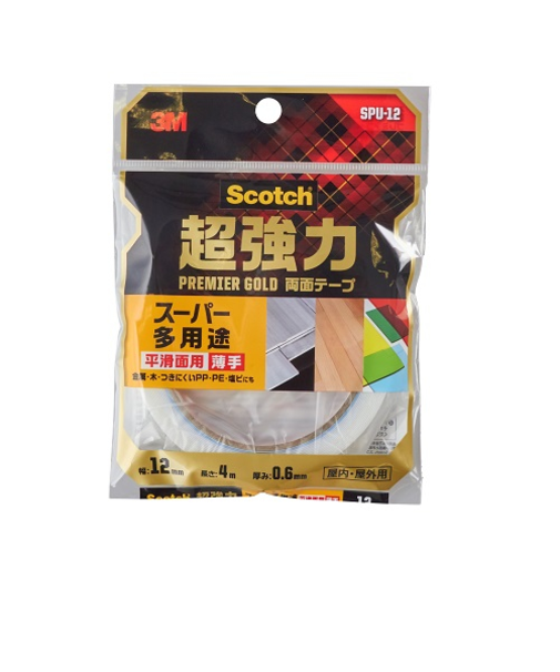 3M　スコッチ　超強力両面テープ　薄手　SPU－12　12mm×4m
