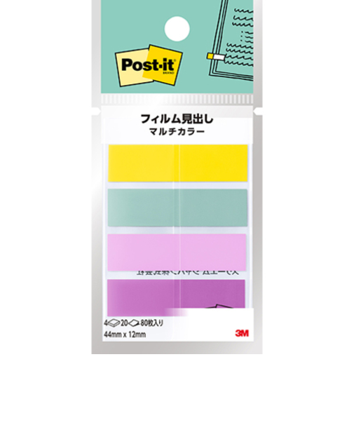 スリーエム（3M）　ポストイット　フィルム見出し　マルチカラー　688MC－5N　スイーツ