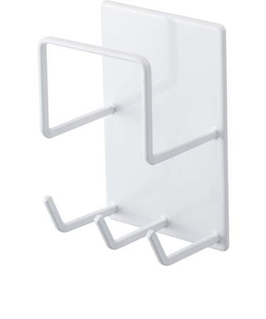 山崎実業　タワー（tower）　マグネットバスクリーニングツールホルダー　4976　ホワイト