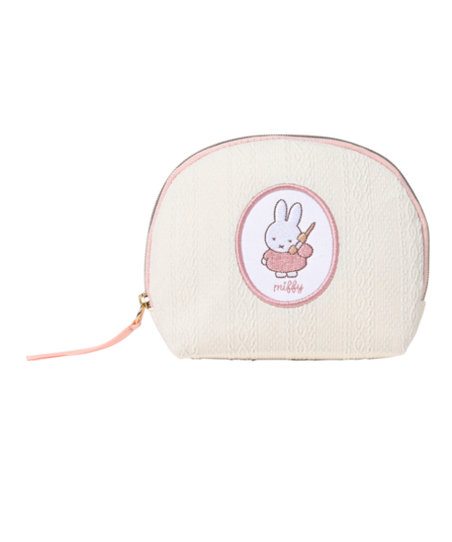 BSS　ミッフィー　スプリングニットシリーズ　ポーチ　EB359C　アイボリー