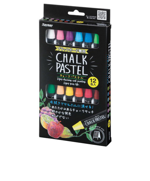 レイメイ　チョークパステル12色セット　LBCP100