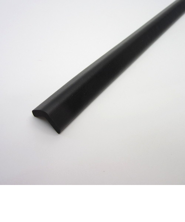 安心クッション　L字型　極細　90cm　ブラック