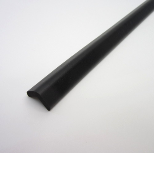 安心クッション　L字型　極細　90cm　ブラック