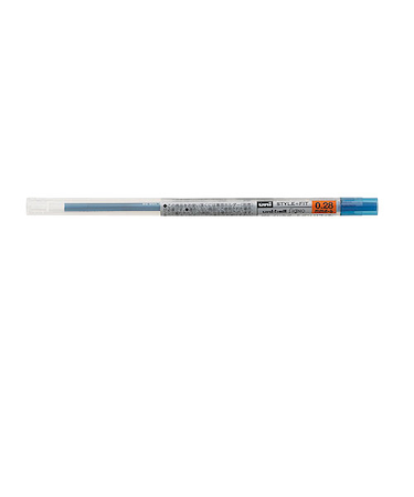 三菱鉛筆　スタイルフィット　ゲルボールペン替芯　0.28mm　UMR-109-28.64　ブルーブラック