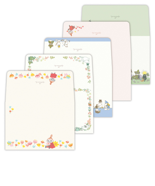 ホールマーク（Hallmark）　レターパッド用封筒　ムーミン　5デザインズ　844387