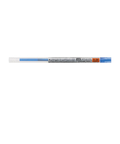 三菱鉛筆　スタイルフィット　ゲルボールペン替芯　0.28mm　UMR-109-28.33　ブルー