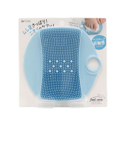 東和産業（TOWA）　シリコンフットブラシ　33284　ブルー