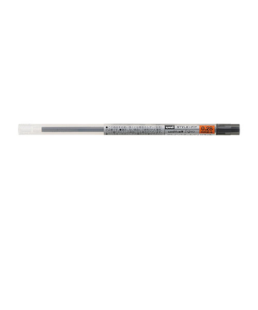 三菱鉛筆　スタイルフィット　ゲルボールペン替芯　0.28mm　UMR-109-28.24　ブラック