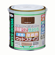 アサヒペン　水性　強着色　ウッドステイン　0.7L　ウォルナット