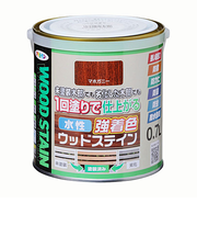 アサヒペン　水性　強着色　ウッドステイン　0.7L　マホガニー