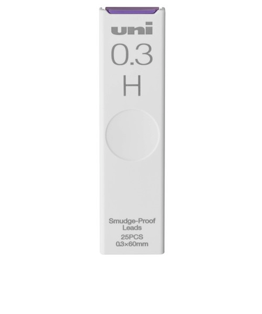 三菱鉛筆　ユニ　シャープ替芯　0.3mm　H　ULS0325H