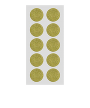 包む　ラッピングシール　コイン　TW016　ゴールド　10枚入