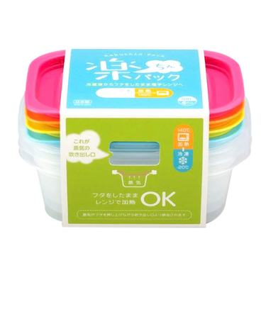 楽ちんパック　角型　400ml　4色組