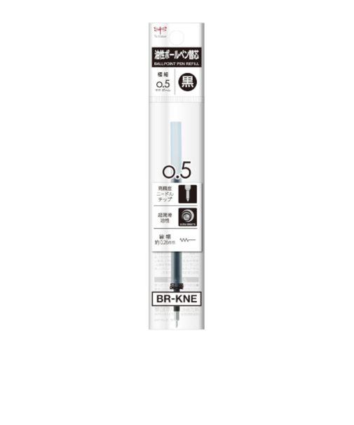 トンボ鉛筆（Tombow）　油性ボールペン替芯　0.5mm　BR-KNE33　黒