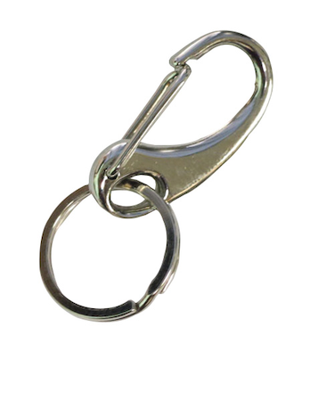 スイング　ピアスアンティークカラビナ　S　シルバー