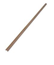 安心クッション　L字型　細　90cm　木目ダーク