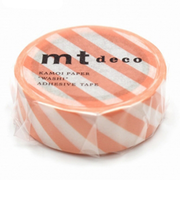 カモ井 mt 1P MT01D370R ストライプ/サーモンピンク