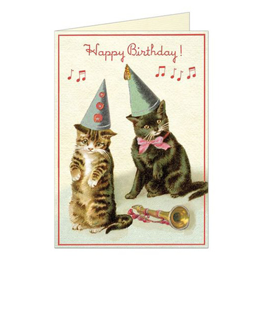 カバリーニ（CAVALLINI）　グリーティングカード　Happy　Birthday　キャット2
