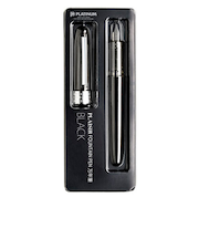 プラチナ万年筆（PLATINUM）　プレジール万年筆　ギフトパック　PGB-1000　細字　＃1　ブラック