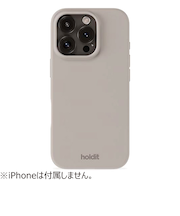 【iPhone16Pro】　ホールディット（Holdit）　シリコンケース　トープ