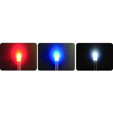 イーケイジャパン　エレキット（ELEKIT）　かんたんLEDシリーズ　高輝度LED　AP－L05　5mm　赤青白ミックス