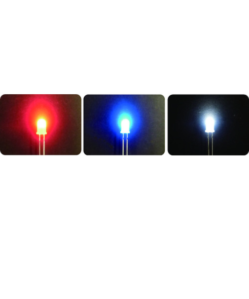 イーケイジャパン　エレキット（ELEKIT）　かんたんLEDシリーズ　高輝度LED　AP－L05　5mm　赤青白ミックス