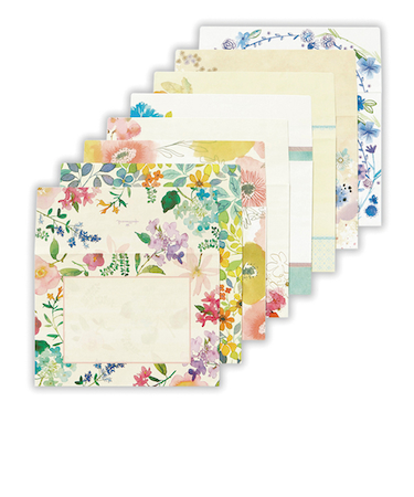 ホールマーク（Hallmark）　レターパッド用封筒　20デザインズ　819507　20Dフラワー2