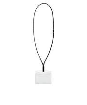 コクヨ（KOKUYO）　名札セット　プロテクト　2つ折　名刺　ナフ－SP195D　黒