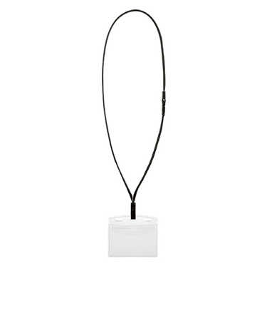 コクヨ（KOKUYO）　名札セット　プロテクト　2つ折　名刺　ナフ－SP195D　黒