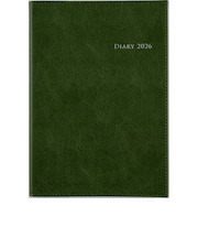 【2026年1月始まり】　高橋書店　デスクダイアリーカジュアル6　A5　ウィークリーバーチカル　436　モスグリーン　月曜始まり