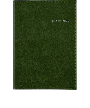 【2026年1月始まり】　高橋書店　デスクダイアリーカジュアル6　A5　ウィークリーバーチカル　436　モスグリーン　月曜始まり