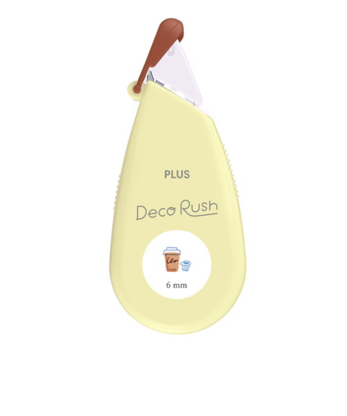 プラス（PLUS）　デコラッシュ　6mm幅　51－889　カフェ