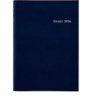 【2026年1月始まり】 高橋書店 デスクダイアリーカジュアル3 A5 ウィークリーバーチカル 433 ブルー 月曜始まり