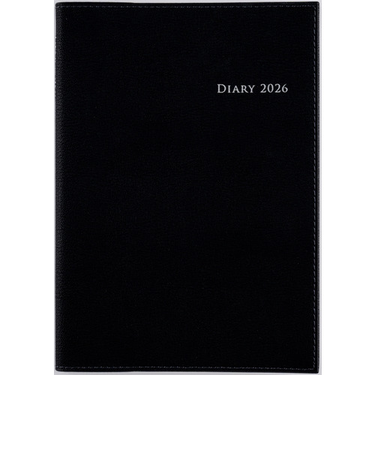 【2026年1月始まり】　高橋書店　デスクダイアリーカジュアル1　A5　ウィークリーレフト　431　黒　月曜始まり