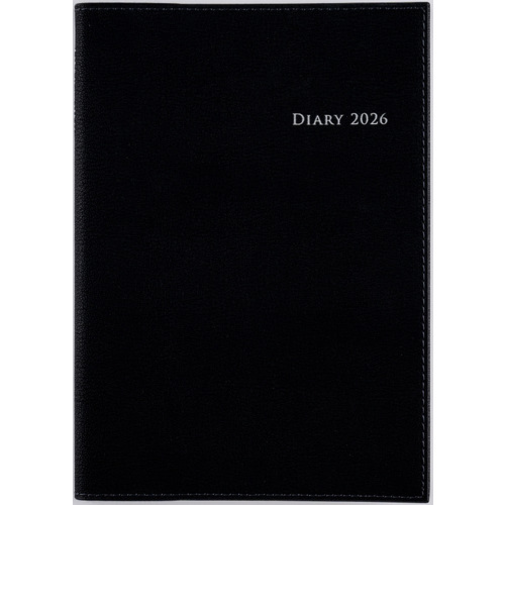 【2026年1月始まり】　高橋書店　デスクダイアリーカジュアル1　A5　ウィークリーレフト　431　黒　月曜始まり
